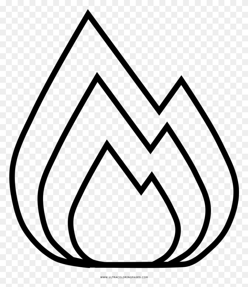 801x936 Dibujo De Fuego Para Colorear Ultra Coloring Pages Line Art, Gray, World Of Warcraft HD PNG Download