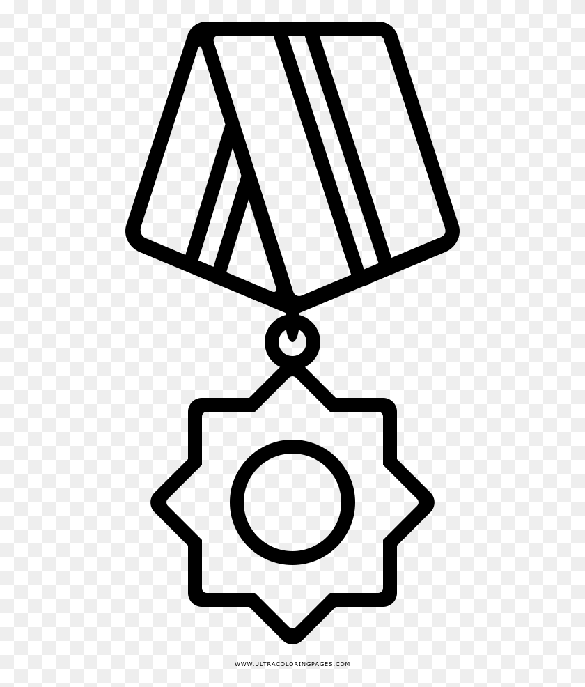 481x926 Dibujo De Medalla Para Colorear Knowledge Management Icon, Gray, World Of Warcraft HD PNG Download
