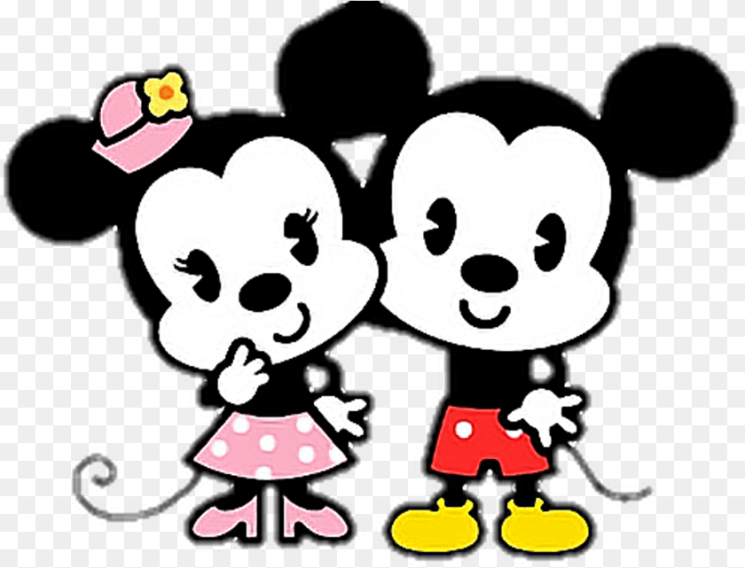 1025x782 Dibujo De Mickey Mouse Kawaii Mickey Y Minnie Love, Baby, Person Clipart PNG