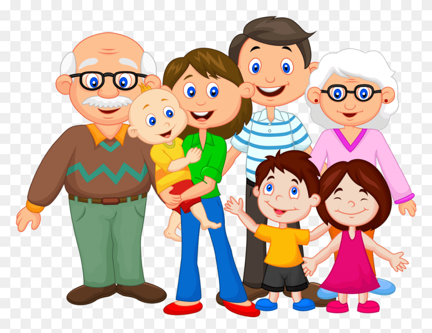 1020x769 Dibujos De Familia Clipart Of My Family, People, Person, Human HD PNG Download