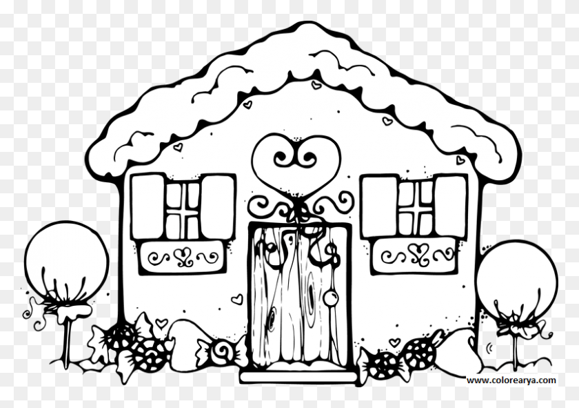 792x540 Dibujos Pintar Y Colorear Casa My Little Pony House Coloring Pages, Interior Design, Indoors, Housing HD PNG Download
