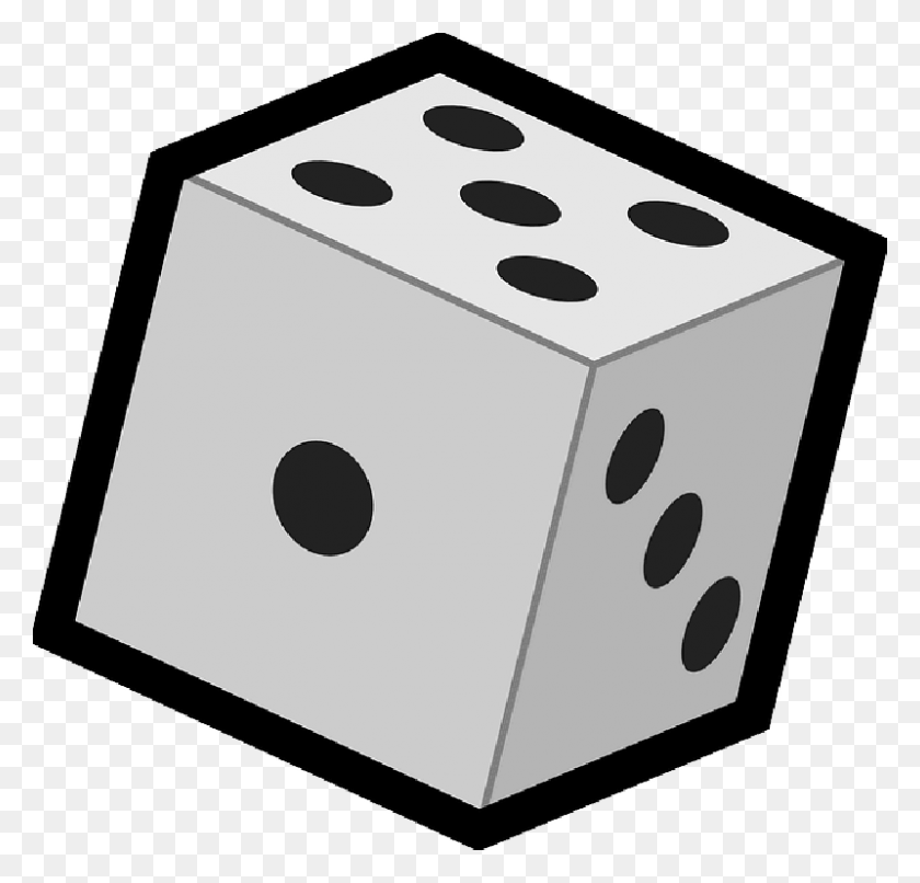 800x766 Dice Clipart, Game, Mailbox, Letterbox HD PNG Download