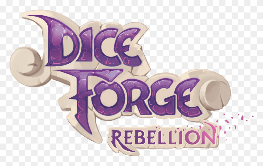 1500x909 Dice Forge Rebellion Title Dice Forge Rebellion, Text, Word, Purple HD PNG Download