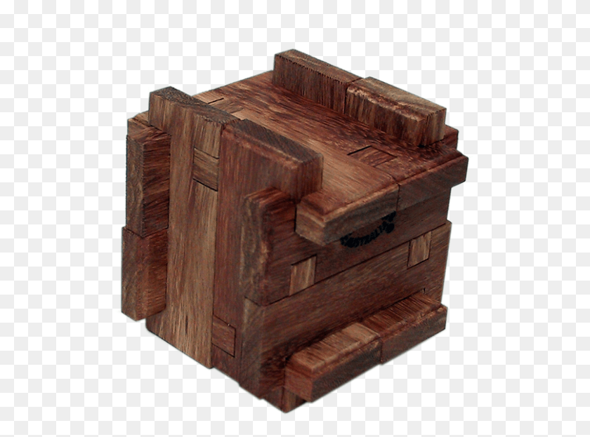 514x563 Dicey Box 12 Piece Wooden Burr Puzzle Пиломатериалы, Мебель, Дерево, Ящик Hd Png Скачать