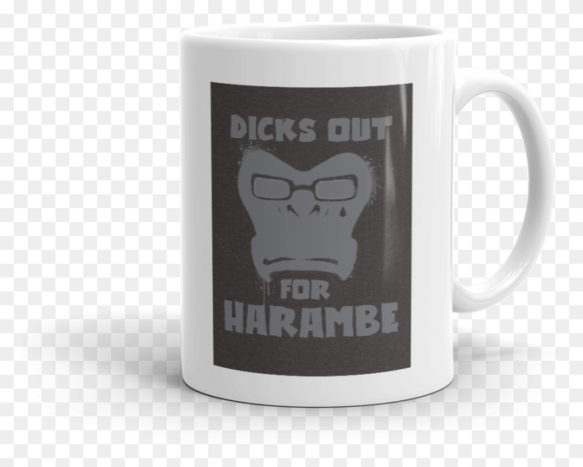 876x689 Dicks Out For Harambe Coffee Cup, Cup HD PNG Download