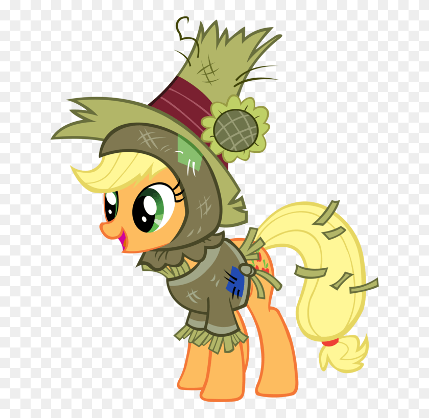 646x758 Did I Skeered Ya By Star Burn My Little Pony Scarecrow, Plant, Fruit, Food HD PNG Download