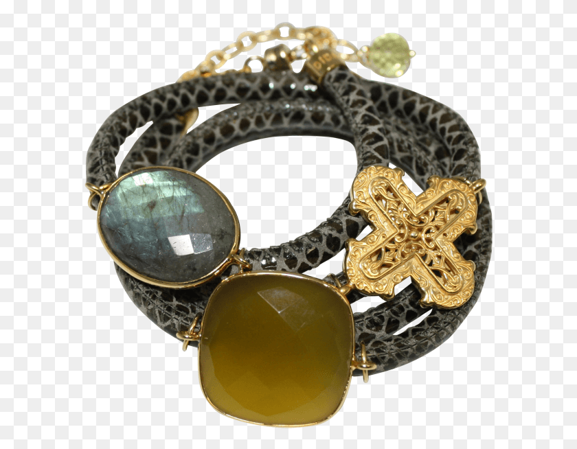 595x594 Didaj Olive Green Snake Italian Wrap Leather Bracelet Bracelet, Accessories, Accessory, Jewelry HD PNG Download