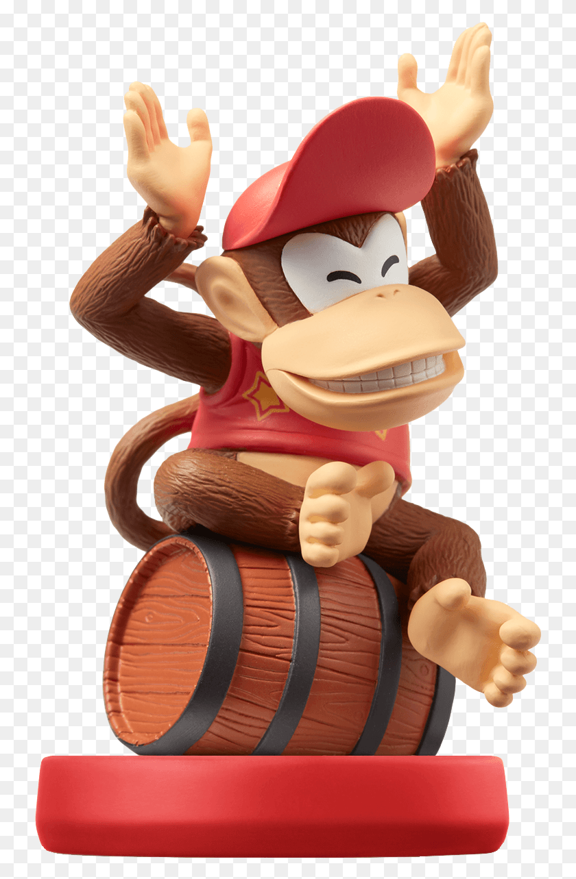 740x1223 Diddy Kong Amiibo Super Mario Diddy Kong, Toy, Figurine, Clothing HD PNG Download