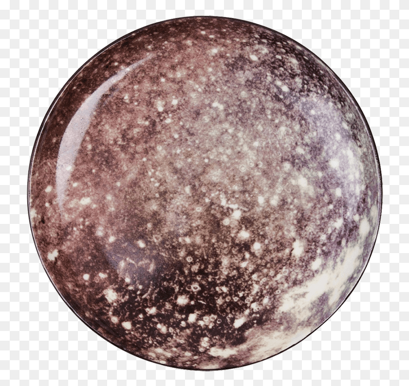 734x733 Diesel By Seletti Cosmic Dinner Plate Callisto 0 Diesel Seletti Plates, Moon, Outer Space, Night HD PNG Download