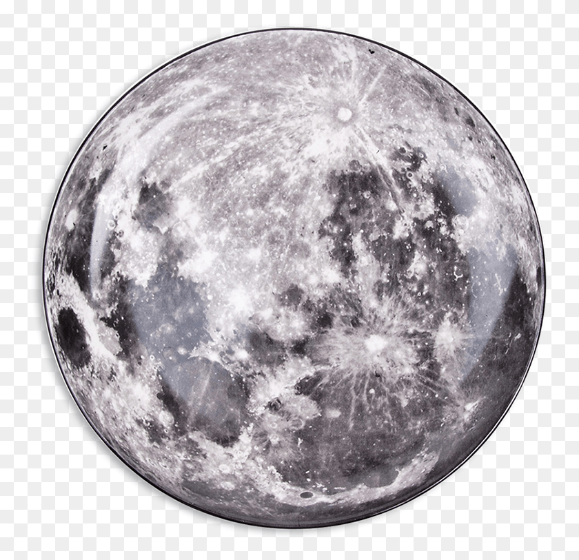 754x753 Diesel By Seletti Cosmic Dinner Plate Moon 0 Cosmic Dinner Plates, Outer Space, Night, Astronomy HD PNG Download