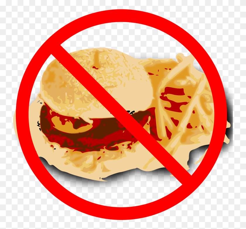 751x724 Diet Icon Clip Art No Junk Food, Burger, Food HD PNG Download