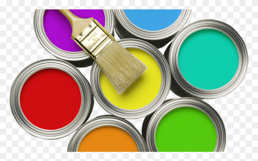 1170x699 Different Color Paint Cans Paint Of Color, Paint Container, Scissors, Blade HD PNG Download