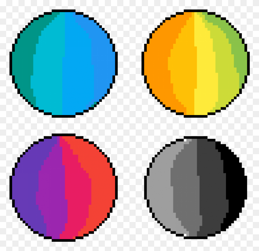 1093x1057 Diferentes Orbes De Colores Pixel Planet Transparente, Iluminación, Luz, Cruz Hd Png