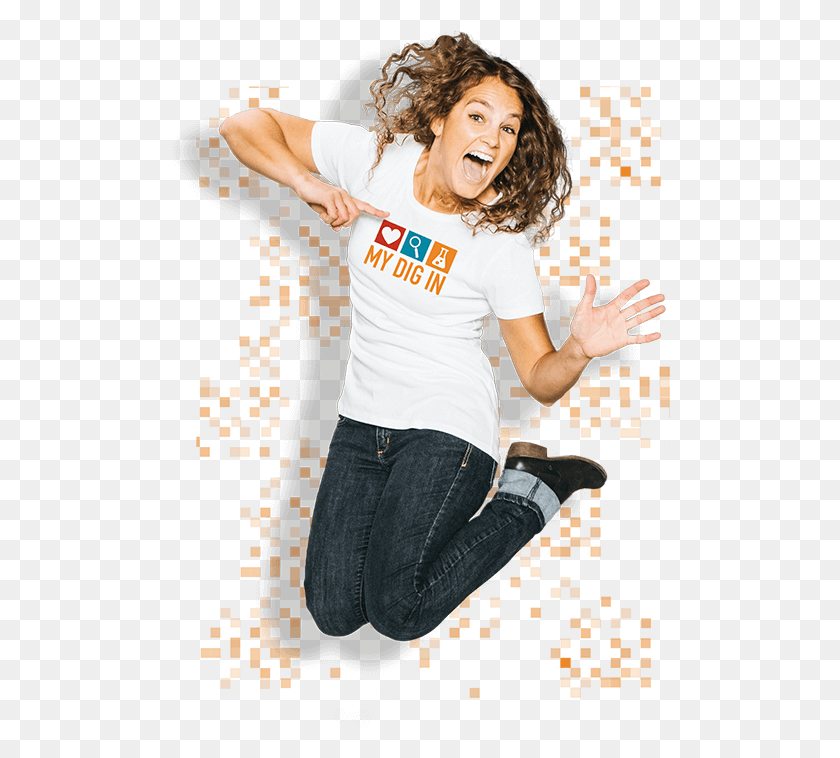 500x698 Dig In Leader Jumping Jumping, Clothing, Person, Pants HD PNG Download