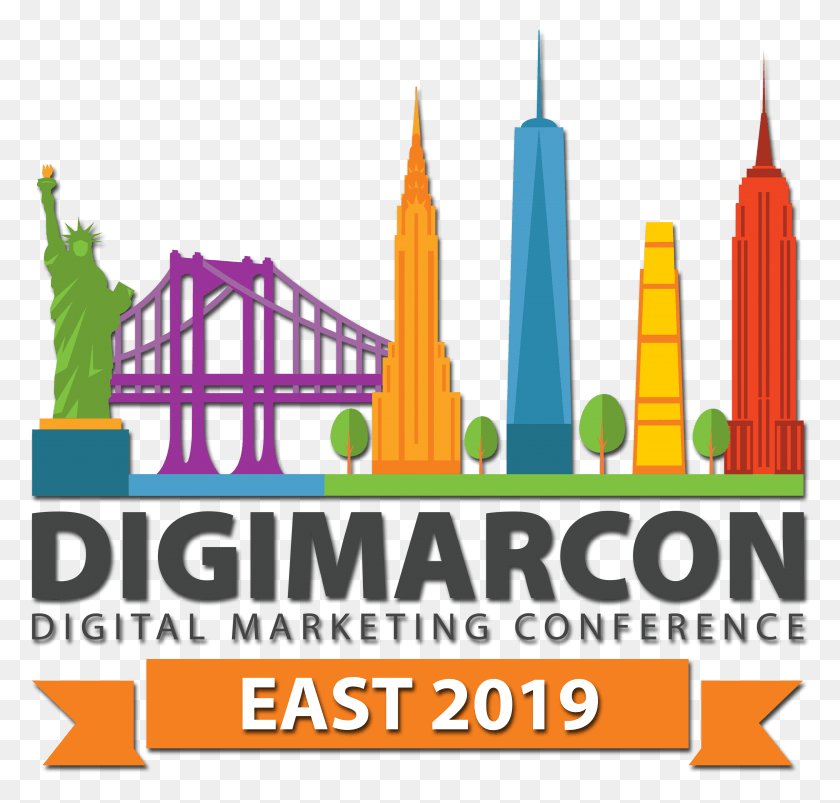 3602x3435 Descargar Png Digimarcon Conferencias De Marketing Digital Digimarcon Ciudad De Nueva York, Edificio, Arquitectura, Puente Hd Png