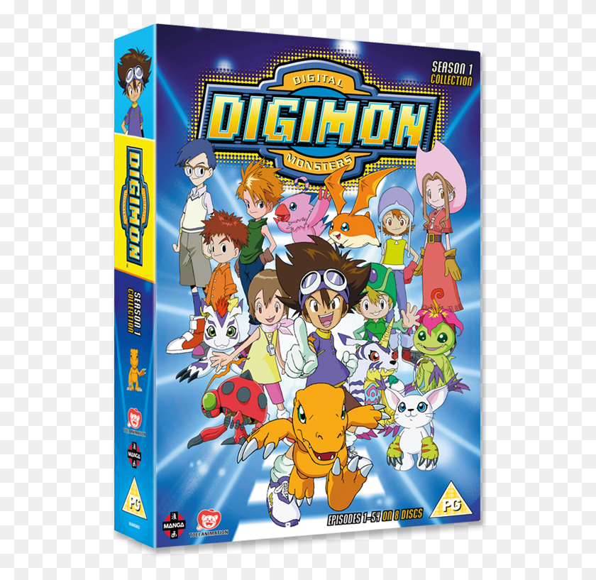 530x757 Descargar Png Digital Monsters Season Digimon Digital Monsters Temporada 1 Dvd, Etiqueta, Texto, Anuncio Hd Png