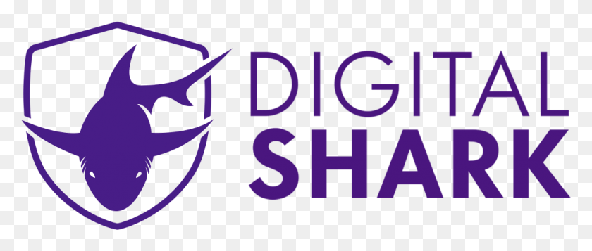 1048x400 Digital Shark Logo Graphic Design, Text, Alphabet, Word HD PNG Download
