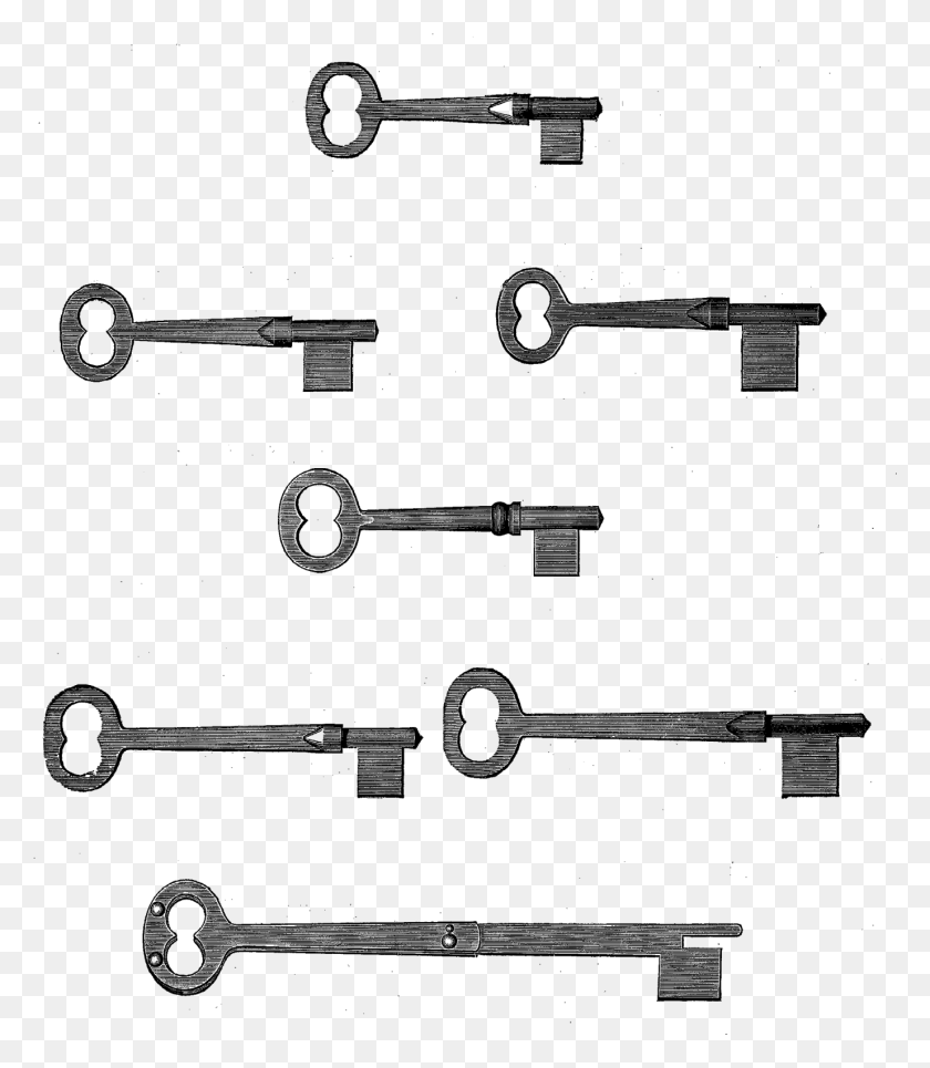 1377x1598 Digital Skeleton Key Collage Sheet Downloads Metalworking Hand Tool, Outdoors, Nature, Outer Space HD PNG Download