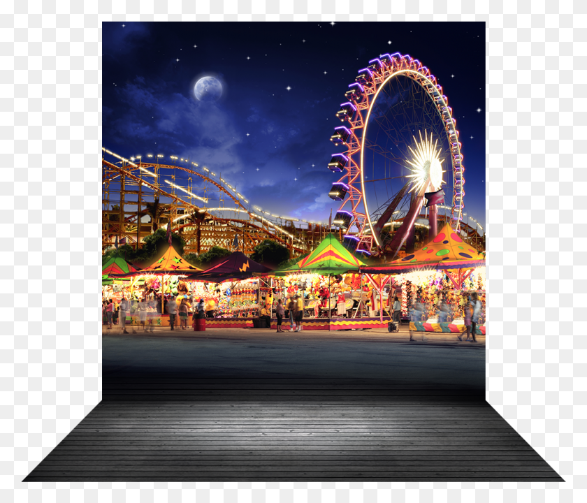 995x843 Dimensional View Of Amusement Park, Person, Human, Amusement Park HD PNG Download