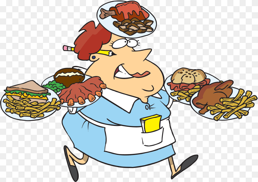 Diner Waitress Funny Waitress Clip Art, Baby, Person, Cartoon, Face PNG