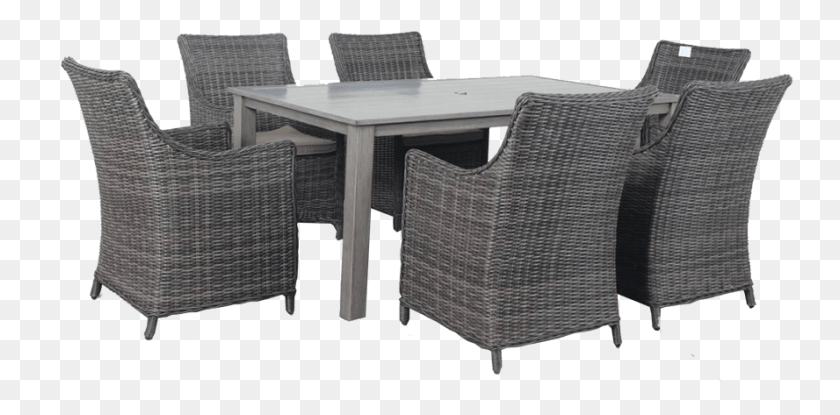 888x405 Dining Set Wicker, Furniture, Chair, Table HD PNG Download