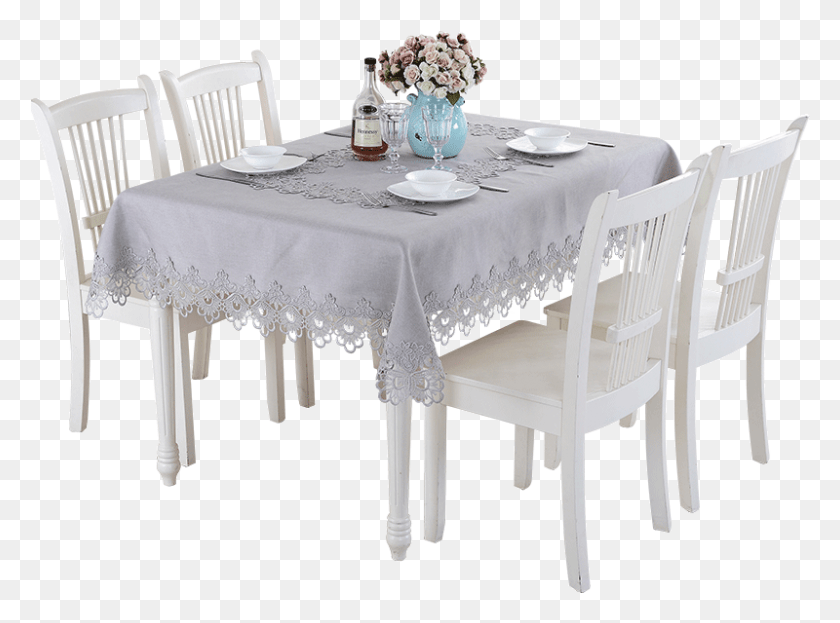 800x578 Dining Table Cover Transparent Tablecloth, Chair, Furniture, Dining Table HD PNG Download