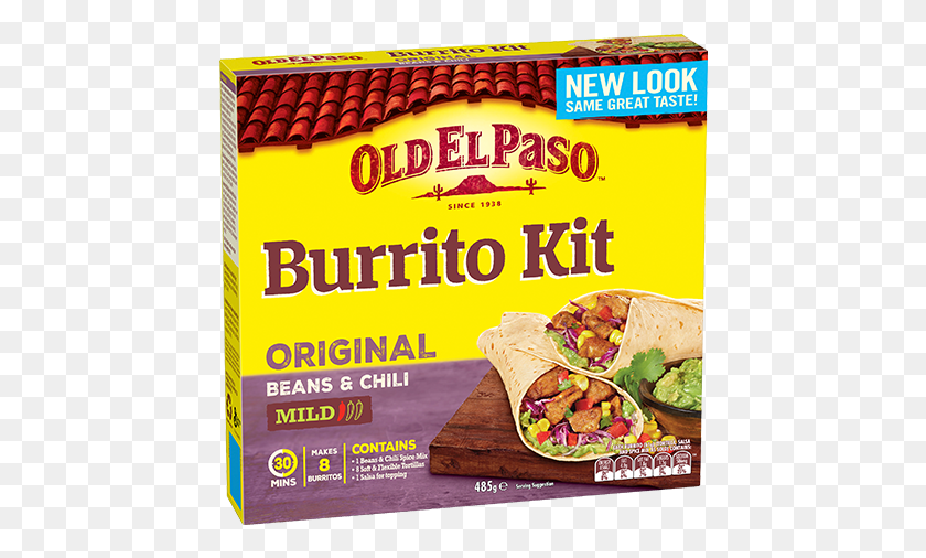 444x446 Dinner Kits Old El Paso Burrito Kit, Food, Taco, Advertisement HD PNG Download