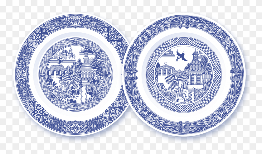 1552x864 Dinner Plate Clipart Blue Plate Plate, Porcelain, Pottery HD PNG Download