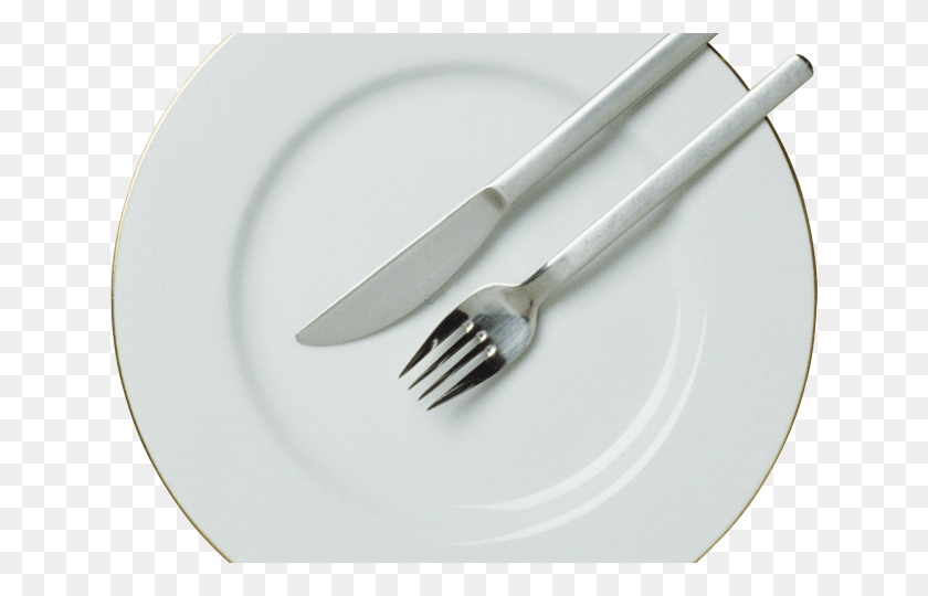 640x480 Dinner Plate Clipart Plate Cup Plate And Cutlery, Fork, Dish, Meal HD PNG Download