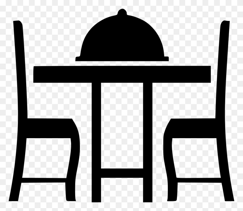 980x842 Descargar Png / Mesa De Cena Icono De Mesa De Cena, Stencil, Símbolo, Texto Hd Png