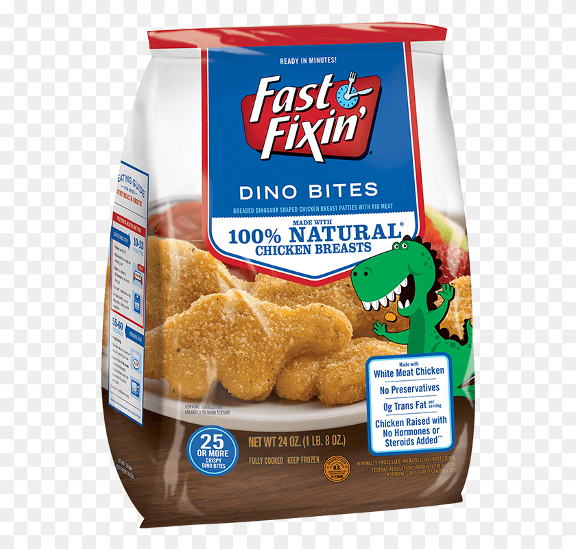 547x740 Dino Bites Chicken Nuggets Fast Fixin Chicken Nuggets, Bread, Food, Toast HD PNG Download