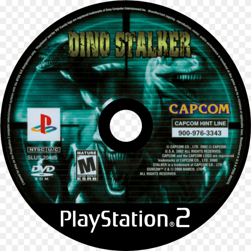1001x1001 Dino Stalker Playstation 2 Ps2 Gravity Games Bike Street Vert Dirt Ps2, Disk, Dvd, Adult, Male Sticker PNG