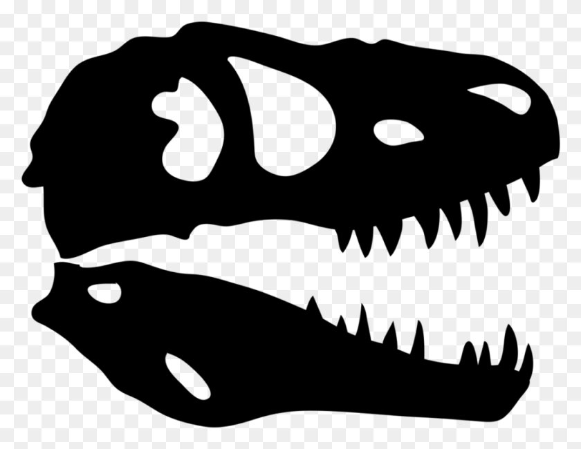 994x752 Dinosaur Skull X Ray T Rex Skull Vector, Gray, World Of Warcraft HD PNG Download
