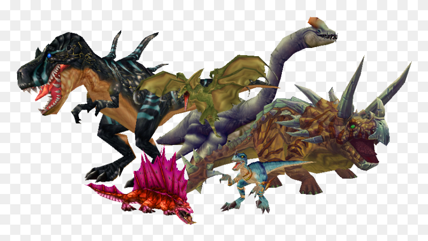 829x438 Dinosaurs, Dragon, Horse, Mammal HD PNG Download