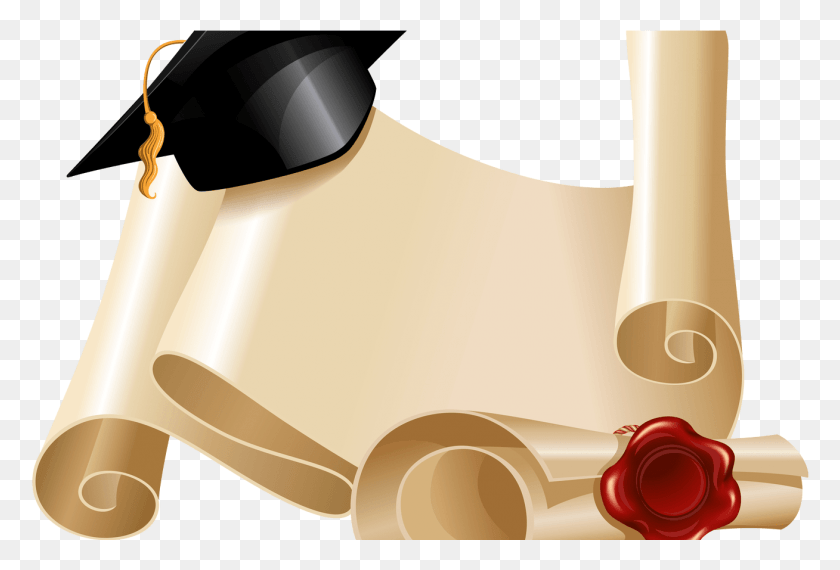 1308x856 Diploma And Graduation Hat Clipart Picture Gallery Pergamino Birretes De Graduacion, Lamp, Scroll HD PNG Download