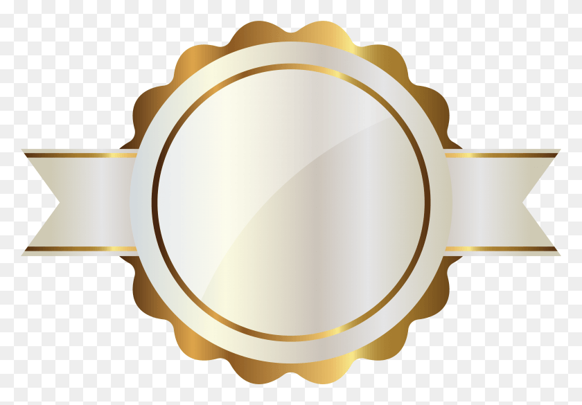 6067x4091 Diploma Clipart Gold Ribbon Gold Circle Banner, Mirror, Lighting, Oval HD PNG Download