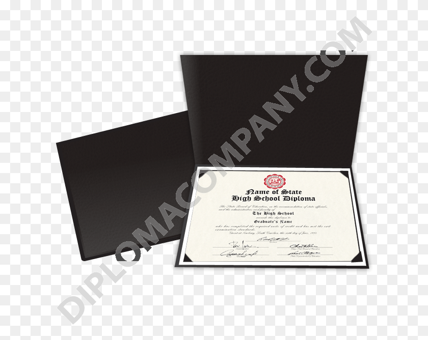 624x608 Diploma Graduation Folders Box, Text, Document, Business Card HD PNG Download