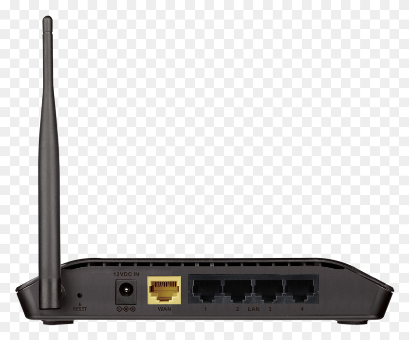 1108x905 Dir 610 B1 Image Hback Dlink Router Backside, Оборудование, Электроника, Модем Png Скачать