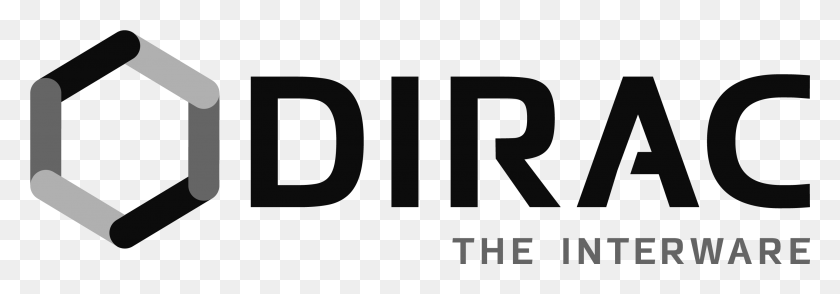 2889x870 Dirac Logo Black White Fiat, Text, Number, Symbol HD PNG Download