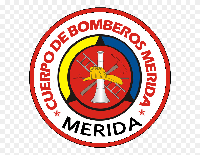 597x590 Descargar Png Direccin Del Poder Popular Cuerpo De Bomberos Mrida Bomberos Merida, Label, Text, Logo Hd Png