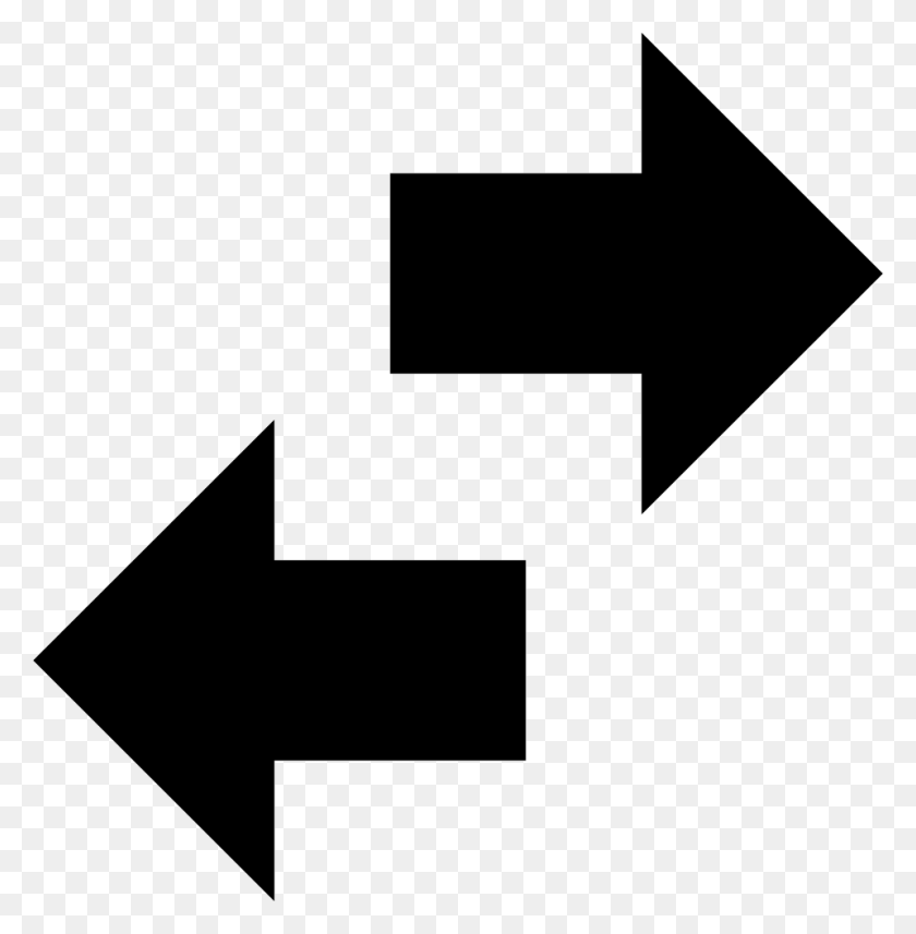 958x980 Directional Arrows Left And Right Comments Freccia Destra E Sinistra, Symbol, Logo, Trademark HD PNG Download