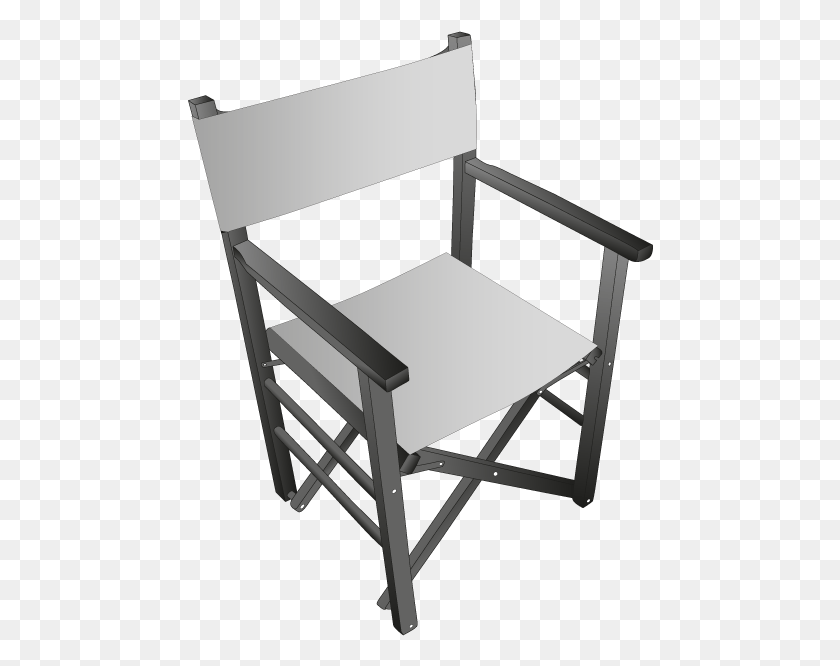 466x606 Director Seat Folding Chair, Furniture, Armchair HD PNG Download