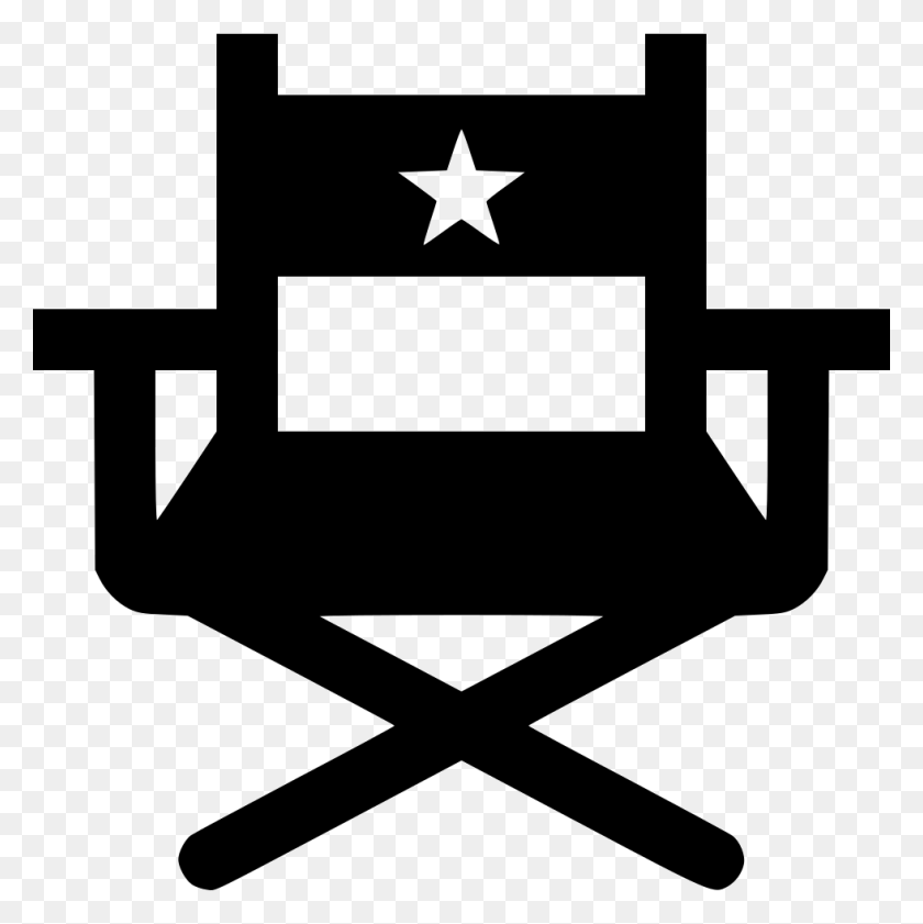 980x982 Directors Chair Comments Cuadro De Grabacion, Symbol, Star Symbol, Lighting HD PNG Download
