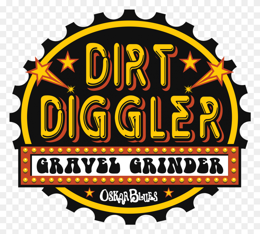 1175x1047 Descargar Png Dirt Diggler Logo Oskar Blues Brewery, Word, Actividades De Ocio, Circo Hd Png