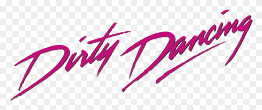 1281x485 Descargar Png / Dirty Dancing Logo, Texto, Escritura, Etiqueta Hd Png