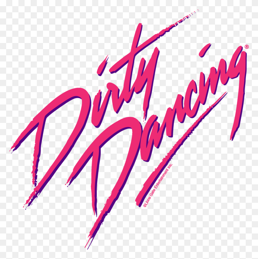 1019x1024 Dirty Dancing Original Movie Poster, Text, Handwriting, Bow HD PNG Download