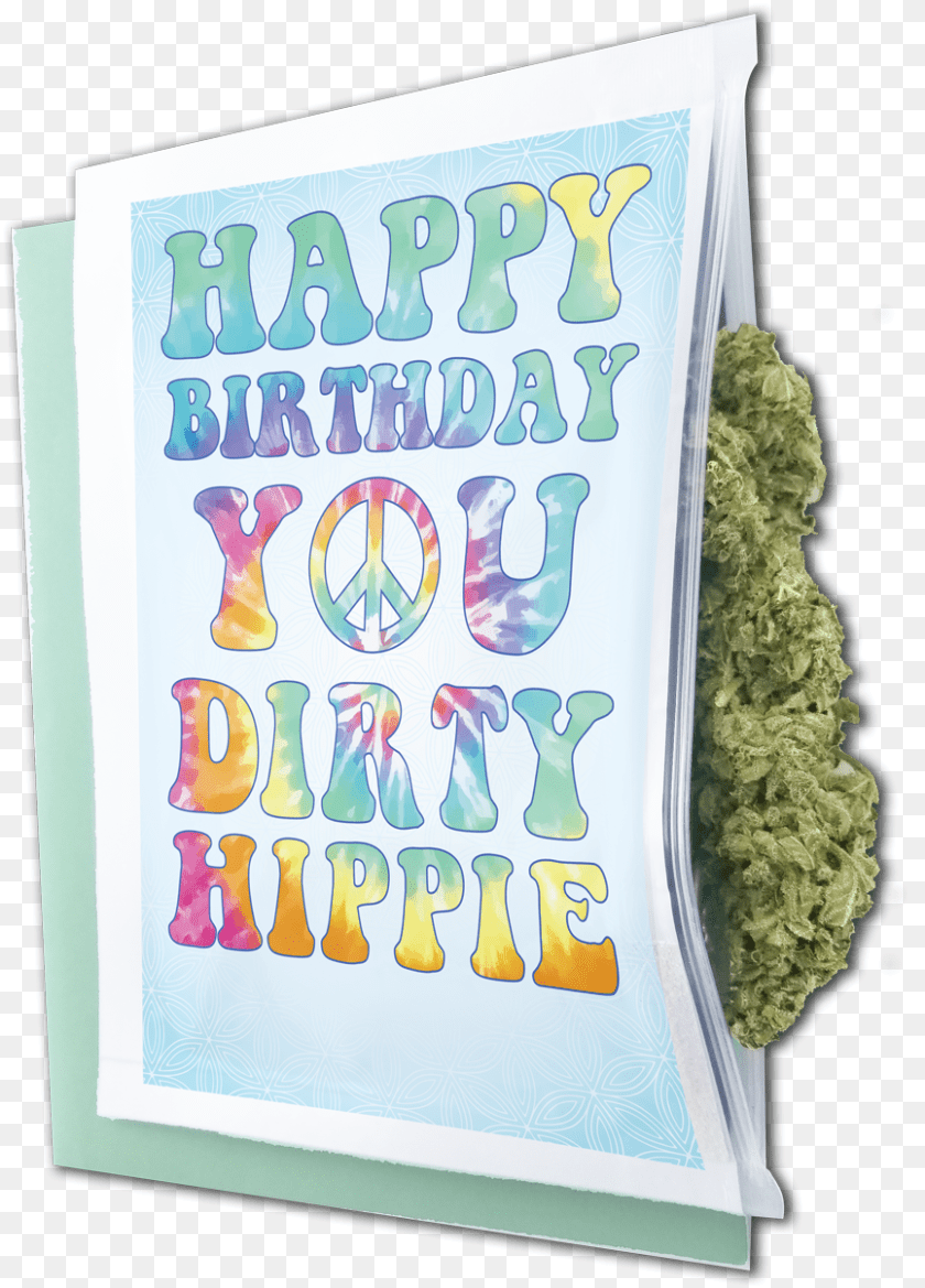 866x1205 Dirty Hippie Birthday Gift Bag Dirty Hippie Happy Birthday, Advertisement, Envelope, Greeting Card, Mail Sticker PNG