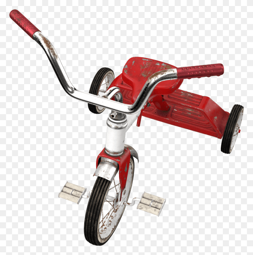 1124x1138 Dirty Vintage Tricycle, Vehicle, Transportation, Bicycle HD PNG Download