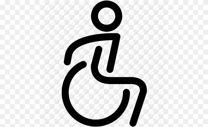 512x512 Disability Disabled Handicap Navigation Sign Toilet Icon, Electronics, Hardware, Hook, Text Clipart PNG