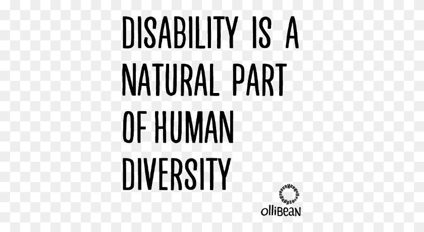 358x399 La Discapacidad Es Una Parte Natural De La Diversidad Humana.